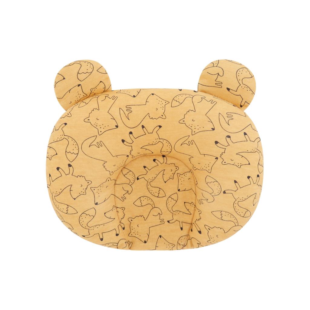Cute Cartoon Baby Head Shaped Pillow Kawaii Bear Ears Baby Pillow Cute Round Head Shaped Pillow Soothing Sleeping Pillows