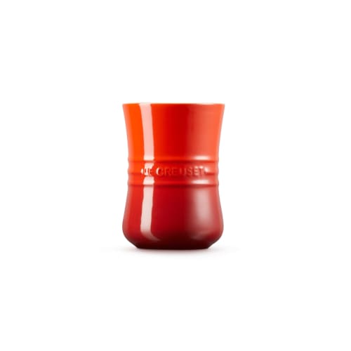Le Creuset Utensil Clock, Small, Cherry Red, Kitchen Utensil Holder [Official Japanese Product]