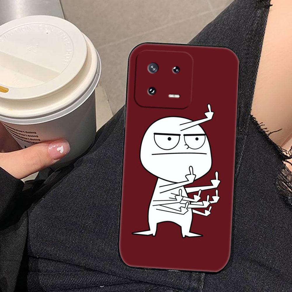 Cartoon Cute Funny Man Cover Phone Case For Xiaomi 15 15T 14 14T 13 12T 11 11T POCO F8 F7 F6 F5 X7 X5 M6 M7 PRO Ultra DIY Case