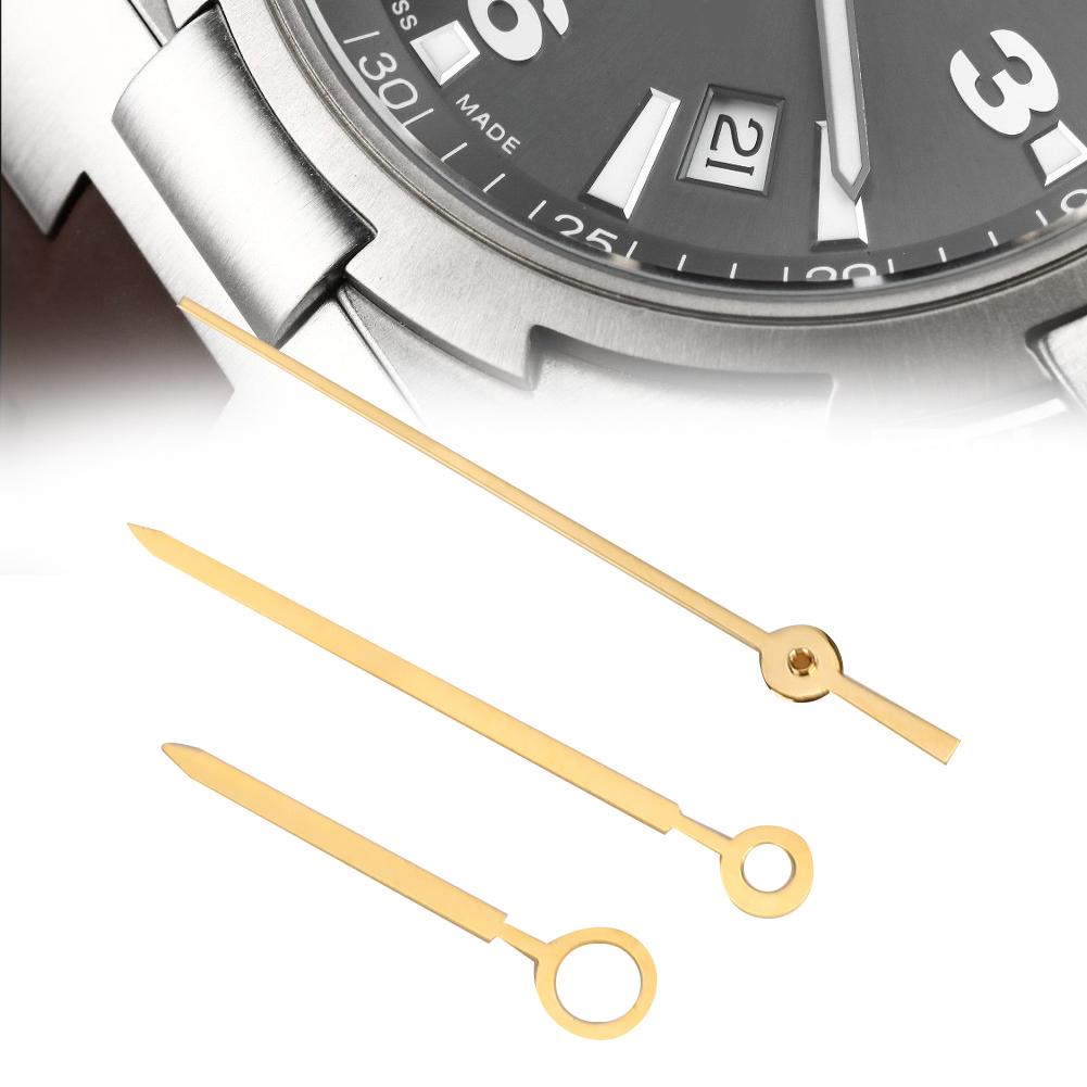 T95 Men Watch Hour Minute Second Hands Watch Needles Fit for ETA2824 MovementGold