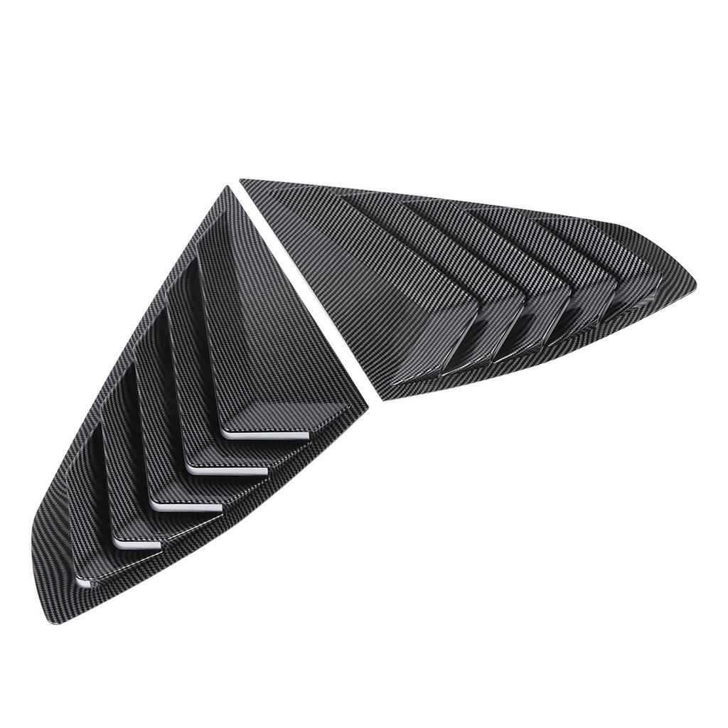 2PCS Rear Side Window Louvers Racing     Vent Scoop Shades Cover Blinds for 4 Series  6 Gran   2020 to 2024
