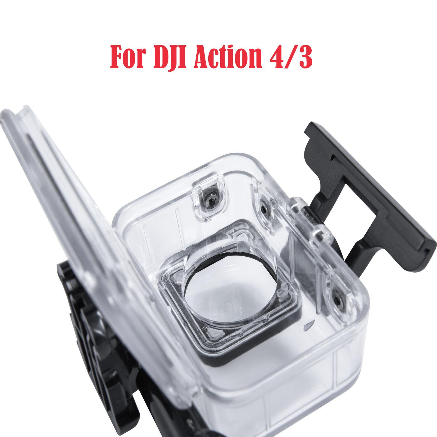 

45M водонепроницаемый чехол для DJI Action 4 5 Pro подводный бокс дайвинг чехол сенсорный экран задняя защитная крышка камера аксессуар