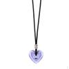 Essential Diffuser Perfume Baroque Heart Glass Pendant Necklace