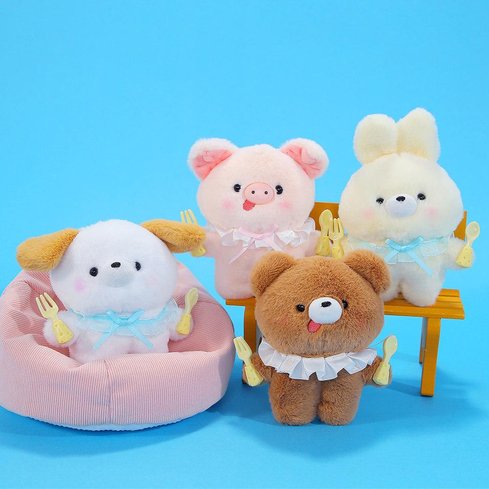 Cartoonstyle Plush Bear Doll With Highquality Plush For Girls Gift And Decoration
