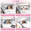 Rechargeable Makeup Mirror with Dimmable Touch 60 LEDs 3 Light Modes for Car Sun Visors Interior Accessory Quick Install