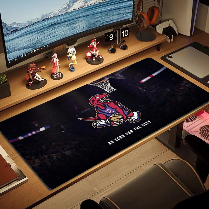 Toronto Raptors Mouse Pad Large Gaming Table Cushion Nonslip Laptop Tablet Big Mousepad Xxl Mat Mini Pc Playmat With Lock Edge