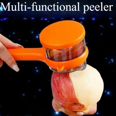 1 Stück Obstschäler Universelles multifunktionales Schälmesser Aufbewahrungstyp Haushalt Küche Spezialfrucht Kartoffel Mehrfunktion