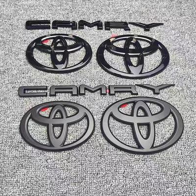 Suitable for 2024 2025 9th Generation Camry Hood Badge Trunk Badge OVERLAY Modification Gloss Black Matte Black