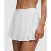 Lullulemon Replicate High-Rise Pleated Tennis Skirt Wht