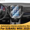 For SUBARU WRX 2025 Automotive Interior Screen Protective Film TPU Anti-Scratch Panel Dashboard Navigation