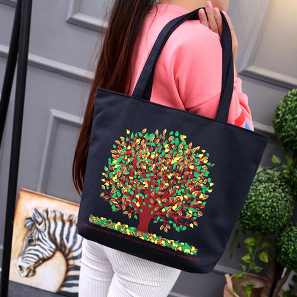 

Ramidos женская модная трендовая большая сумка, художественная свежая холщовая сумка для защиты окружающей среды One Size