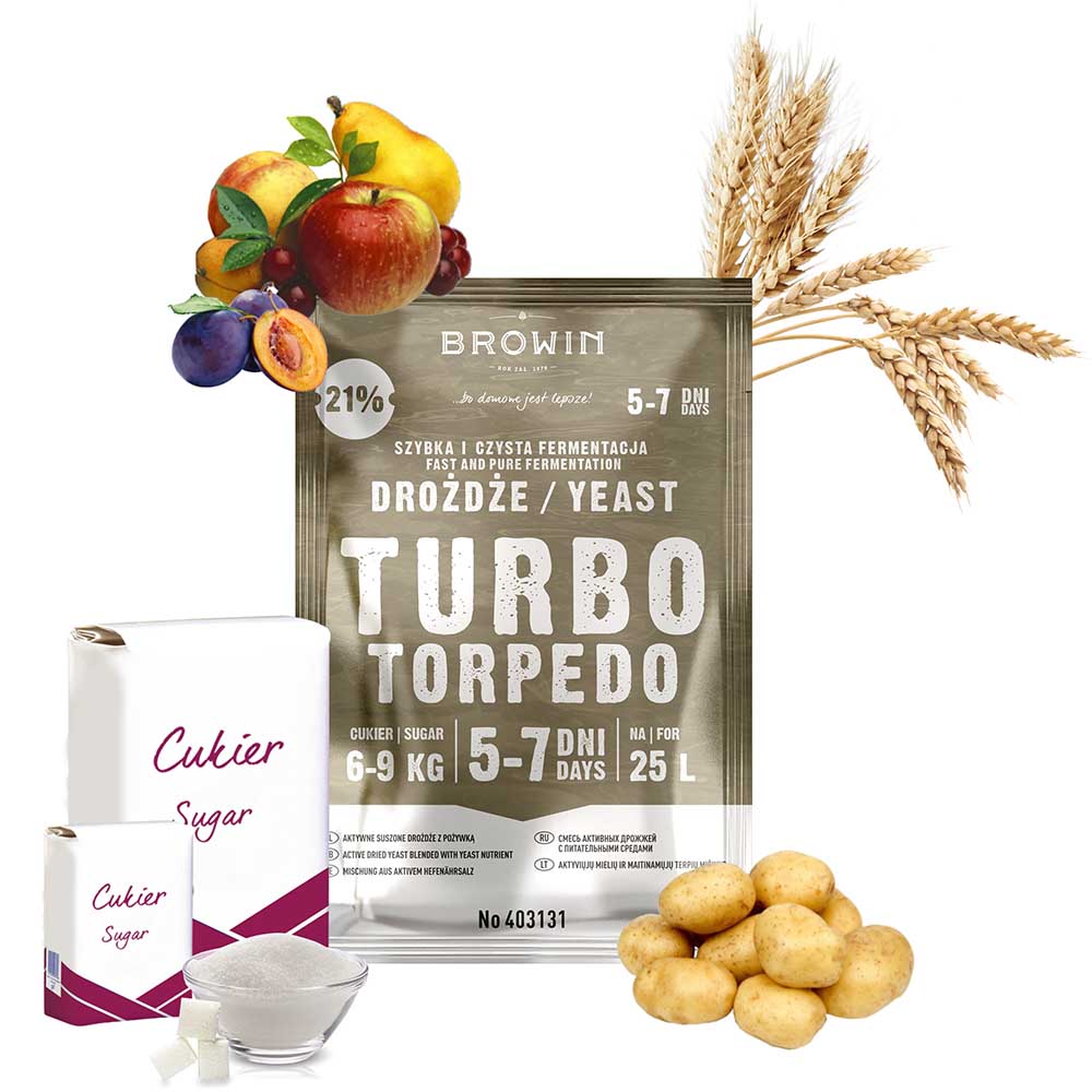 Turbo Torpedo Distiller's Yeast 5-7 Days 21% 100g
