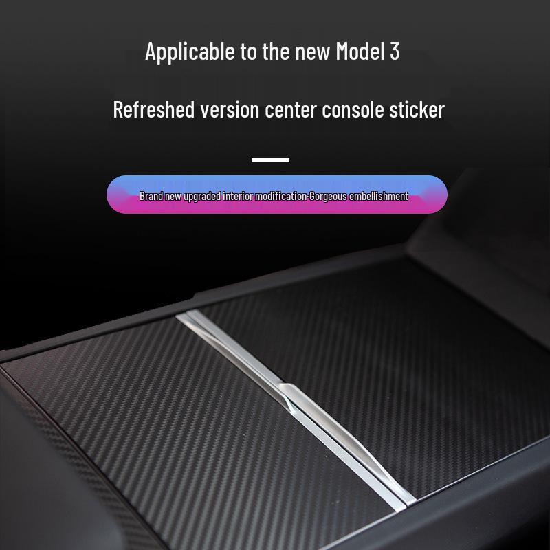 Tesla Model 3 Highland Console Protective Film - Wear-Resistant