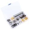 Grommet Tool Kit 12mm Large Electroplated Metal Eyelets Tool Set Handicraft Decoration Office Equipment