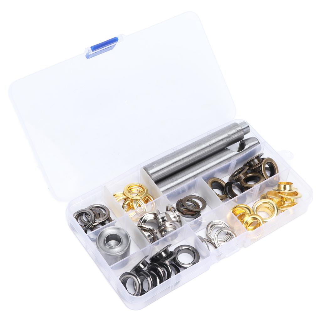 Grommet Tool Kit 12mm Large Electroplated Metal Eyelets Tool Set Handicraft Decoration Office Equipment