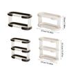 Plastic Cup Organizers Rack for Desk Practical Desk Cup Storage Rack Multi Layer Rack for Students and Professionals