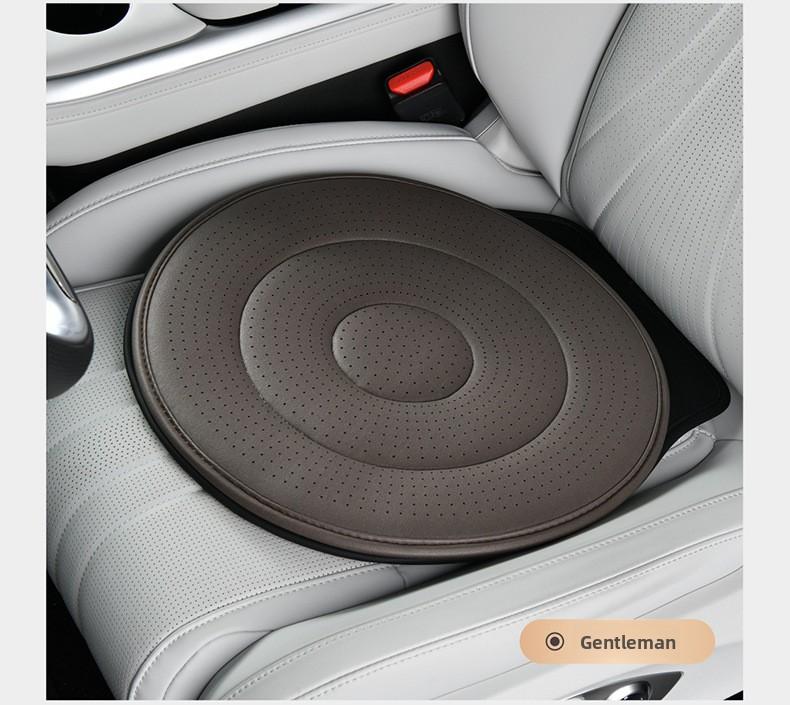 

Breathable Seat Cushion Breathable Round Car Seat Cushion Ventilated Universal Auto Seat Pad Car Interior Comfort Cushion Gift коричневий