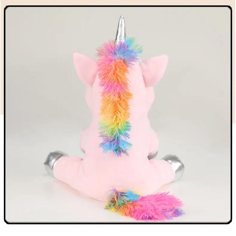 1/2 Stück Einhorn Handpuppe Plüschtier Stofftier Weiche Figur Kinder Pädagogisch Kindergarten Spielzeug Geschenk für Kinder Geburtstag