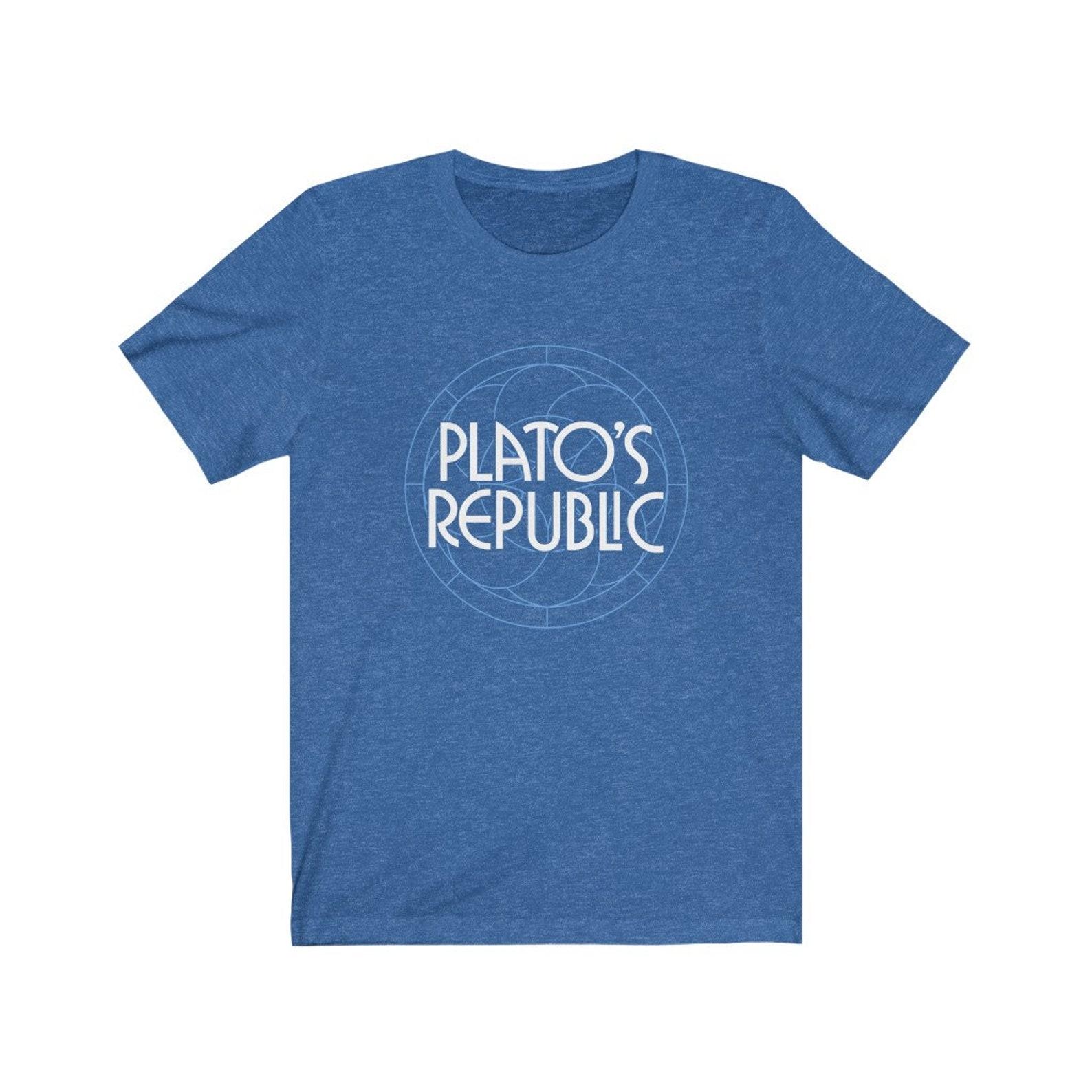 Plato s Republic Philosophy T-shirt L