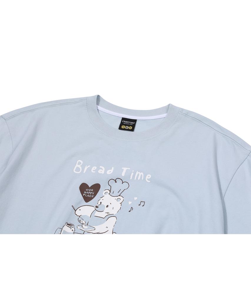 CPGN STUDIO Bakery Bear Short Sleeve T-Shirt Mist Blue