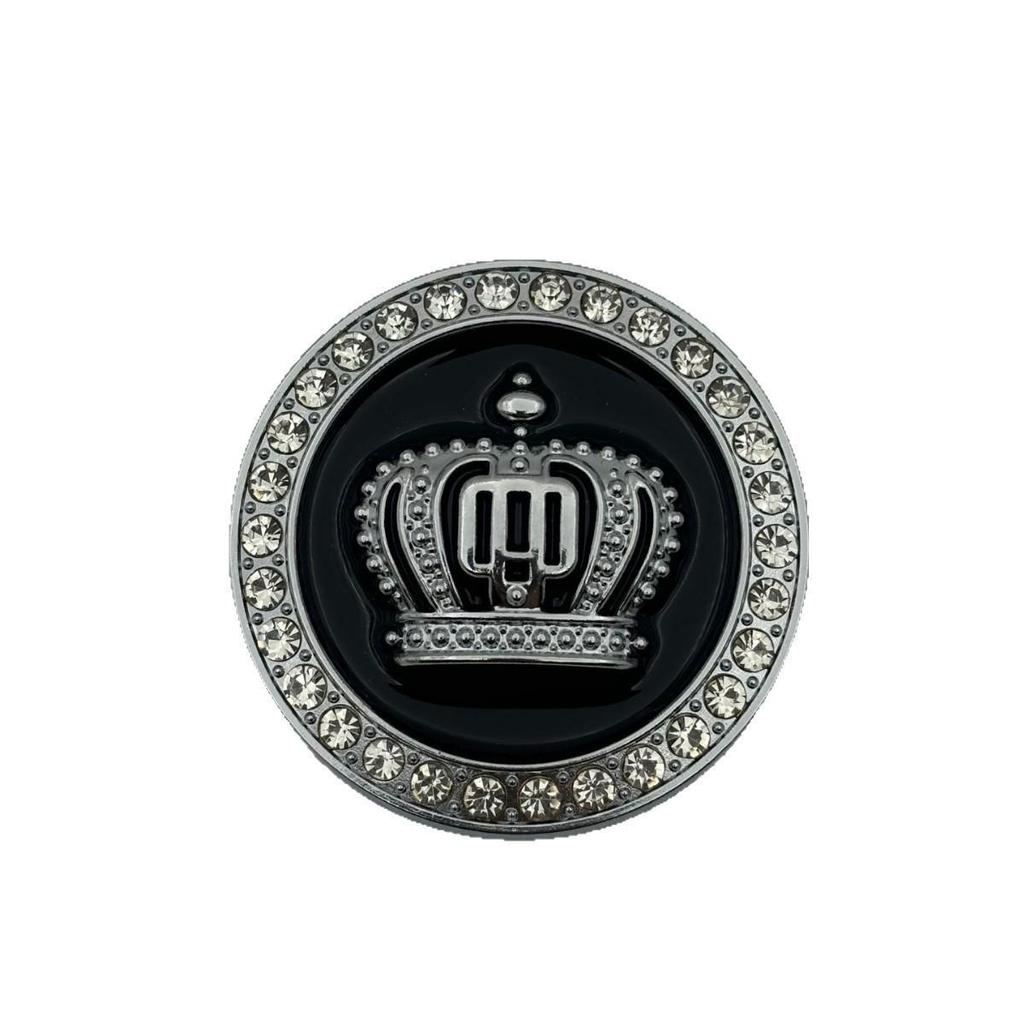 Rhinestone Crown Car Metal Badge for Hood or A-pillar