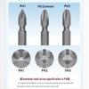 Nigao Double-Headed Phillips Screwdriver Bit for Electric and Pneumatic Drills #PH123