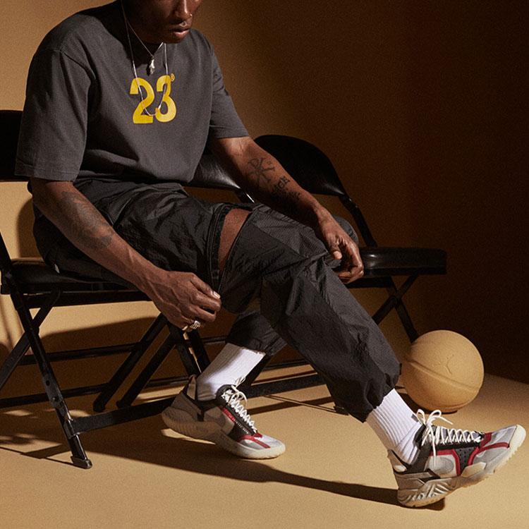 Jordan 23 Engineered Mesh Gradient Round Neck Sport Pullover Short Sleeve T-Shirt Men Tops Iron-Grey CV3378-010