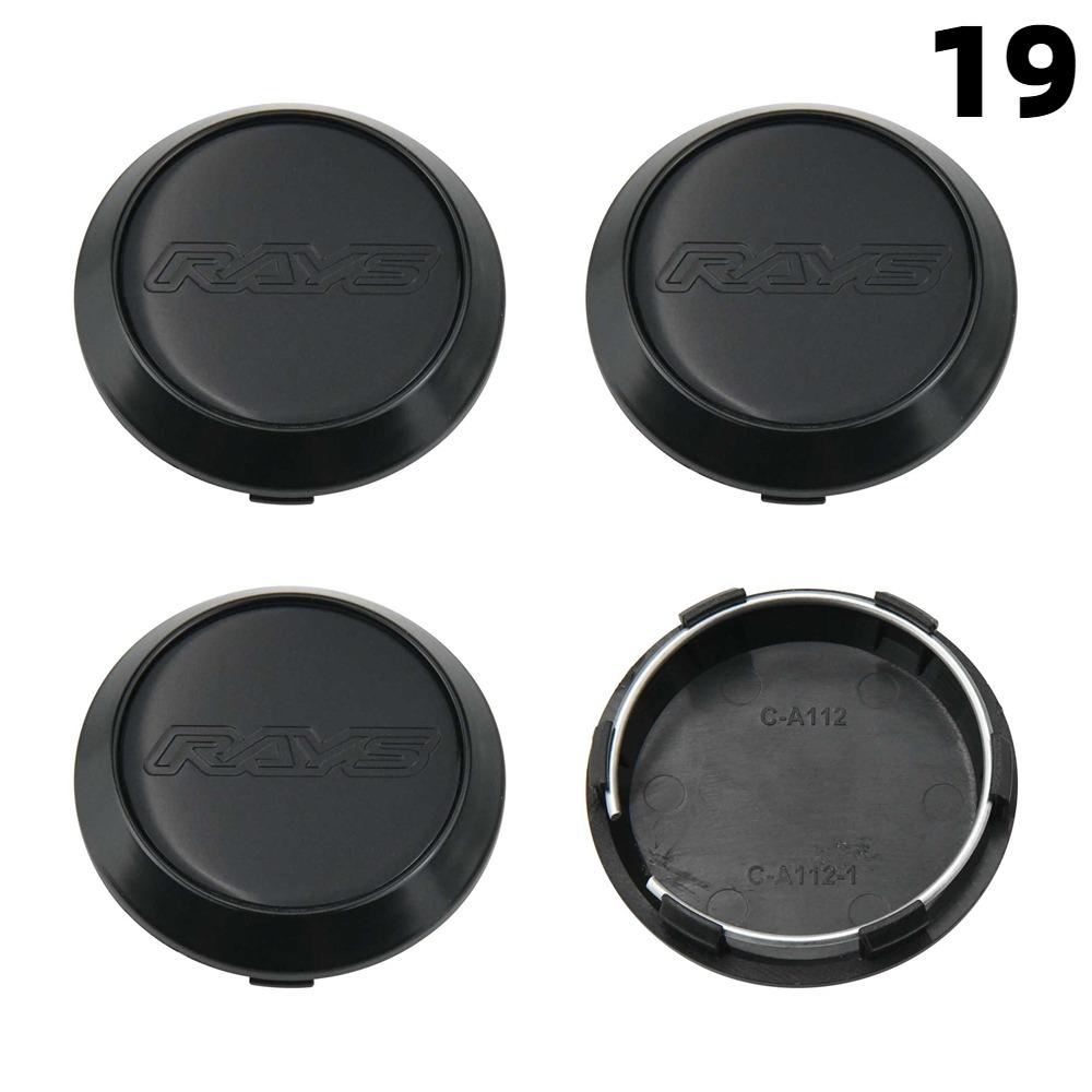 DBS3 4PCS New 64MM OD / 60MM ID Cap For Rims RAYS VOLK VR GRAM Emblem Wheel Center Cap Sport Car Logo Wheel Cover Hub caps