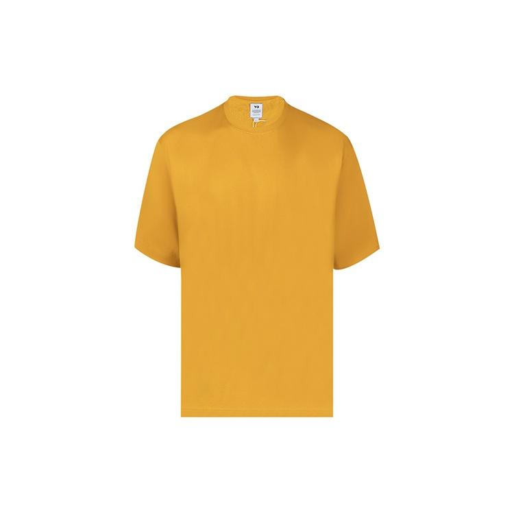 adidas Men s Y-3 SS21 Classic Offset Logo Short Sleeve Yellow GV4188 S