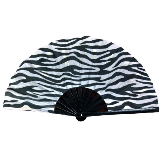Opvouwbare ventilator Bloemenluipaard Sterrenhemelprint Dansventilator Stijlvolle handventilator voor feesten Festivals Prestaties