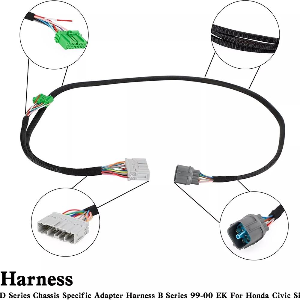 B Series Chassis Specific Adapter Harness D Series B Series Chassis Adapter Harness for Civic Si 1996-1998 EK