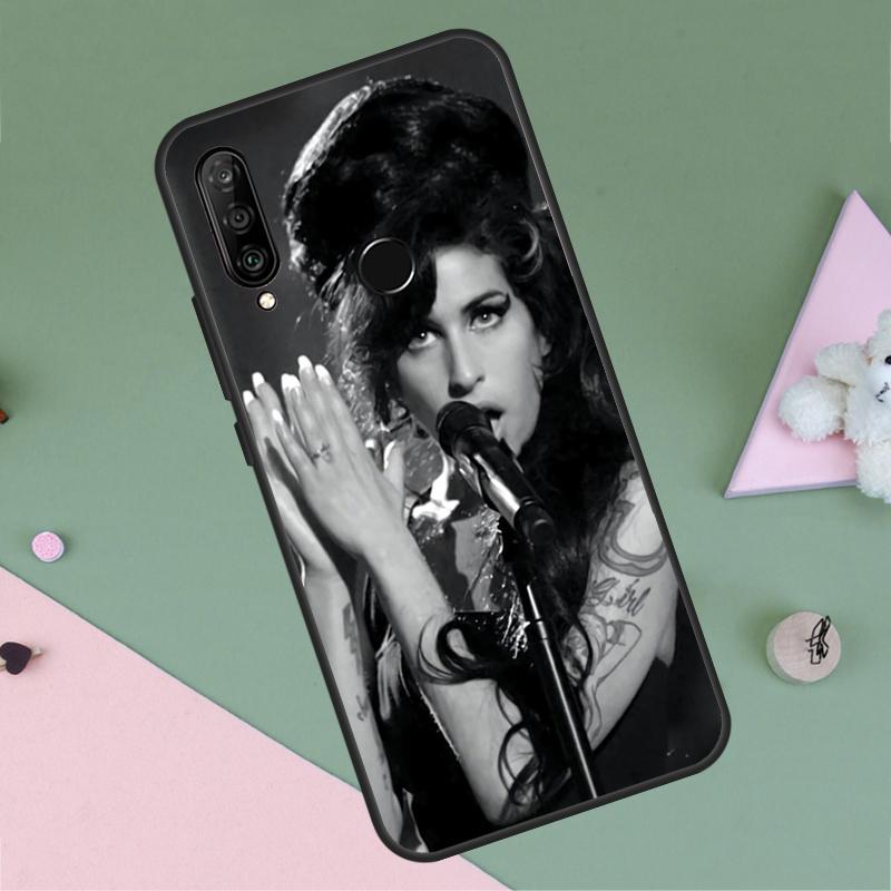Amy Winehouse For Huawei P30 P40 Lite P60 Pro Nova 7i 8i 11i 12i 12s 10 9 SE Y90 Y60 Y70 Y72 Y61 Y91 Case