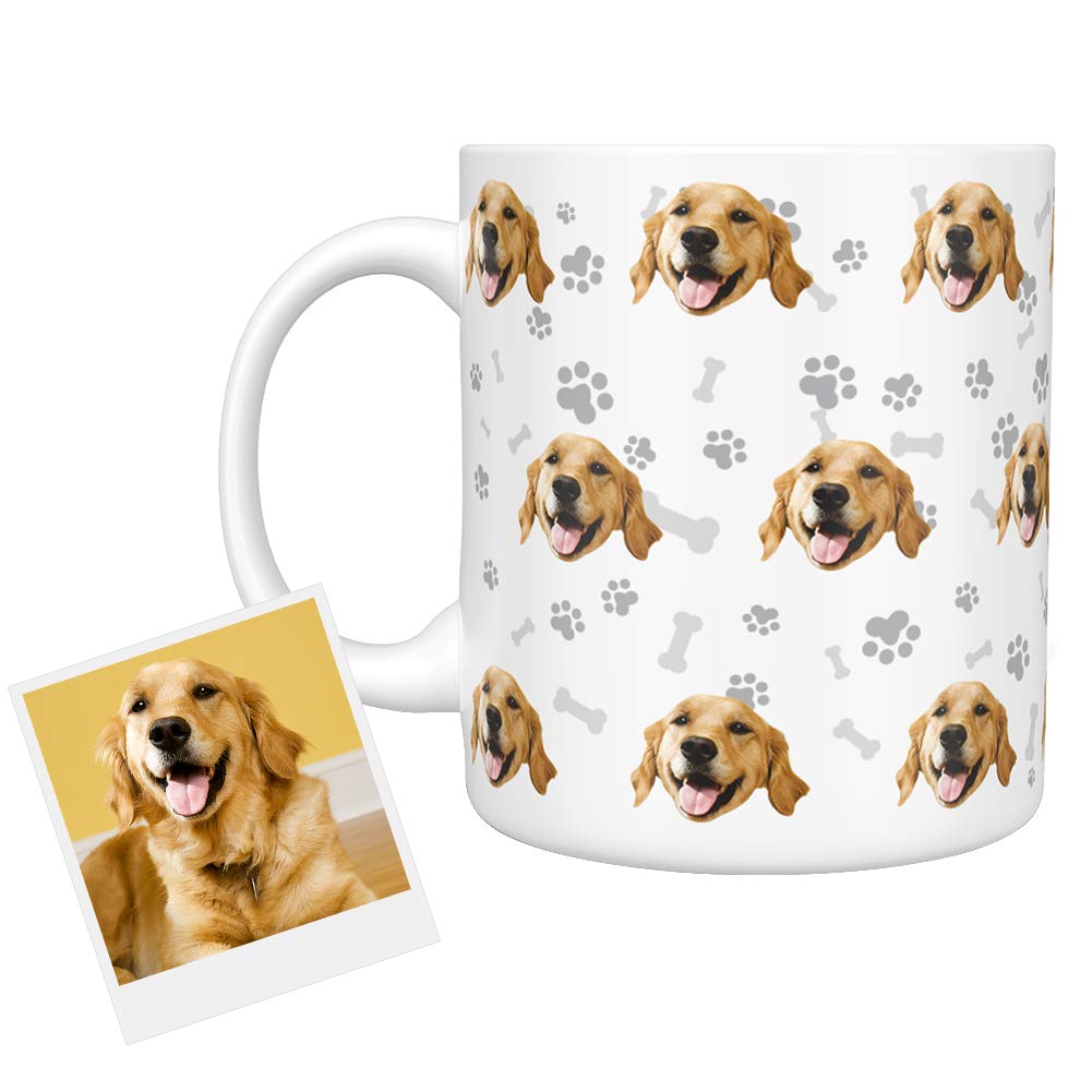 Custom Faces Coffee Mug Photo Text Ceramic Cups Creative Cup Cute Mugs Personalized Gifts for Her Women Mother Nordic Tea Cups