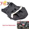 Replacement Thick Black PU Leather Motorcycle Seat Cover Cushion Guard Waterproof For Yamaha VMAX VMAX1200 V-MAX1200 VMAX1200