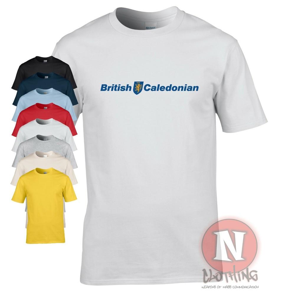 British Caledonian T-shirt Classic Airline Seventies Air Travel Cabin Crew