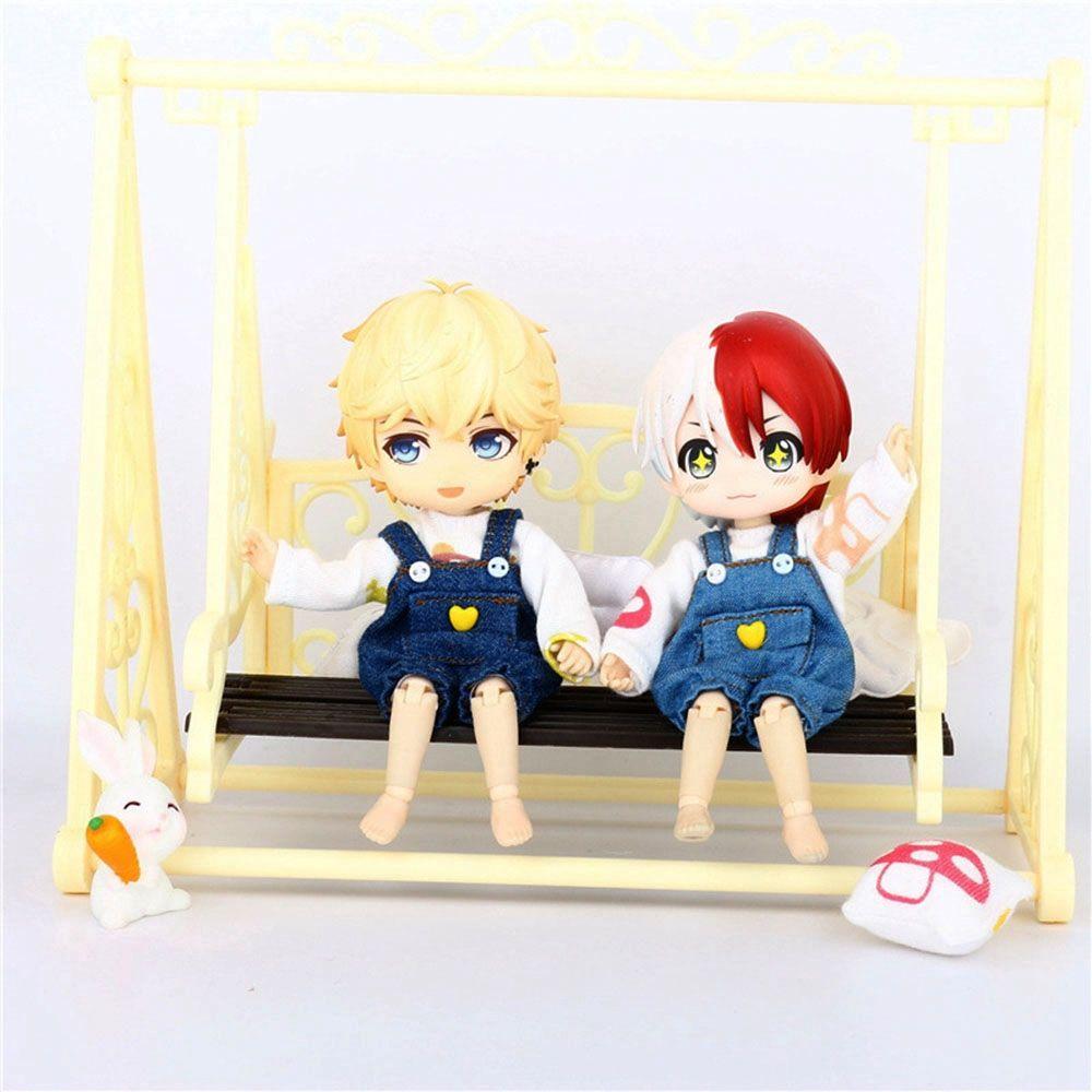 1/11 OB11Dolls For 1/12Bjd Doll Obitsu11 Doll Accessories Doll Overalls Doll Clothes Denim Pants