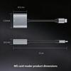 USB C MS Memory Stick Card Reader For MS PRO MS DUO, Adapter For iPhone 15 MacBook Tablet Old CCD Camera Photo Video Transfer