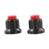 Patio Gas Heater Pulse Ignition Switch 2 Piece Replaceable Red Cap Set