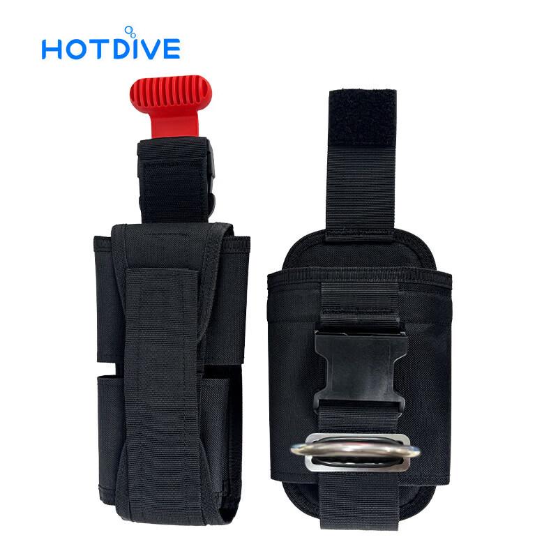 HOTDIVE Scuba Diving Backplate System with Quick-Release Weight Pockets