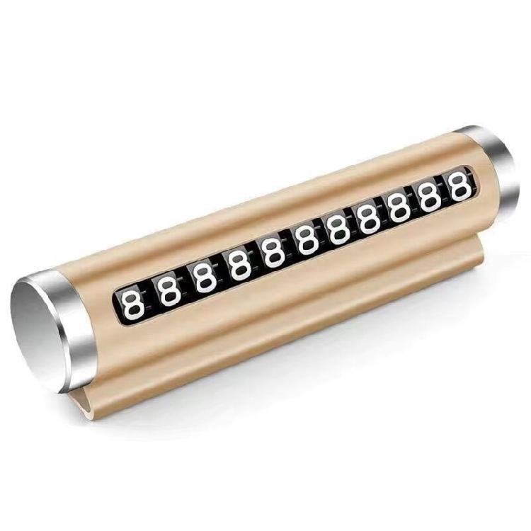 Not Slip Roller Face Temporary Parking Sign Aluminum Car Phone Plate Fade Resistant Car Parking Number Plate Roller