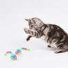 10PCS Rainbow Rabbit Plush Mouse Toy Includes Rattonite Bite Resistant Interactive Play Pet Supplies