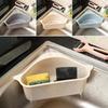 Gifts Portable Sink Drain Basket Suction Cup Hanging Storage Baskets Triangular Sponge Rag Storage Box