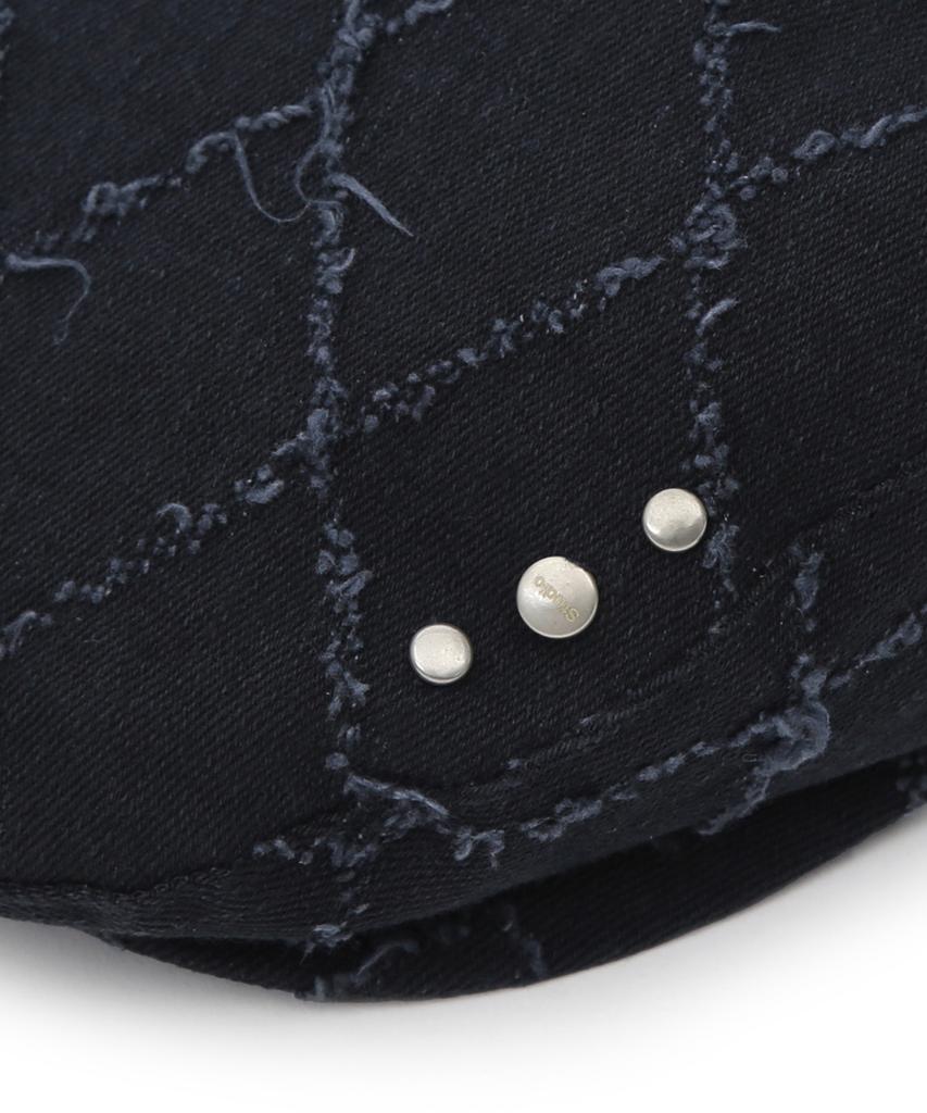 Eondeokeonteulolseutyudio Studded Classic Hunting Cap Drive Hunting / Triple R Stud / Navy Dia