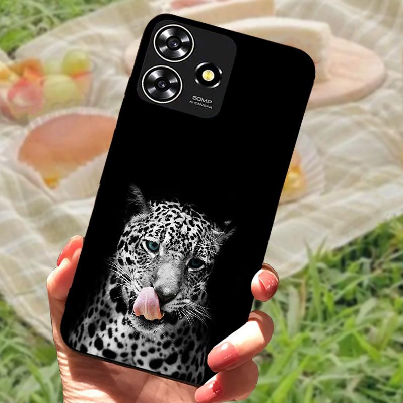 Für ZTE Blade V50 Smart Case Hülle Silikon Weich Marmor Schwarz Bumper Funda Coque für ZTE V50 Design 4G Schutz V50Smart