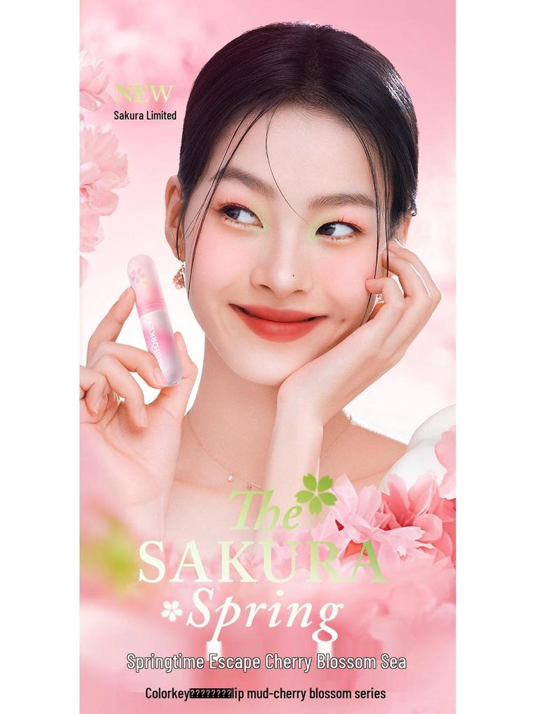 Colorkey Velvet Matte Lip Mud - Egg Series Lip Gloss for Women