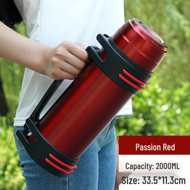 304 Stainless Steel 5L Thermos Flask - Large Capacity, Portable for Men & Women, Outdoor Car Use, Household Hot Water Bottle
