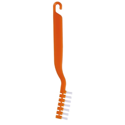 [Fits Into Tight Spots and Removes Dirt!] Flexible Crevice Brush for Corners of Sinks, Drain Grooves, and Toilet Crevices. Handles Available In 3 Asso
