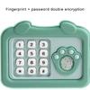 Kids Cash Box Children Fingerprint and Password Coin Box for Developing Intelligent Saving Habits