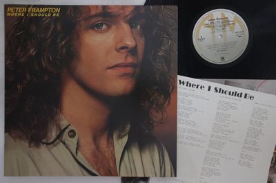 LP Record PETER FRAMPTON  Where I Should Be AMP6044 AM 1979 Japan Rock Used