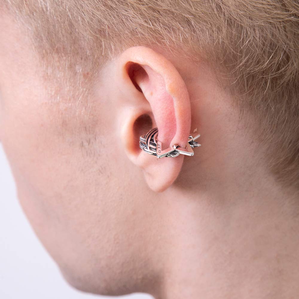 Artemis Classic Shooting Star Ear Cuff (ac-ace0151) - Silver Accessories for Men and Women, Brand Jewelry, Silver Faux Earrings, Non-Pierced